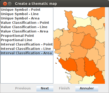 Interval Classification - Area