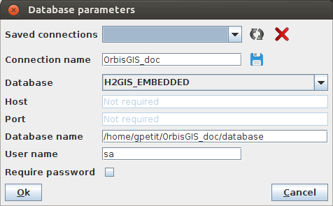 Databases parameters
